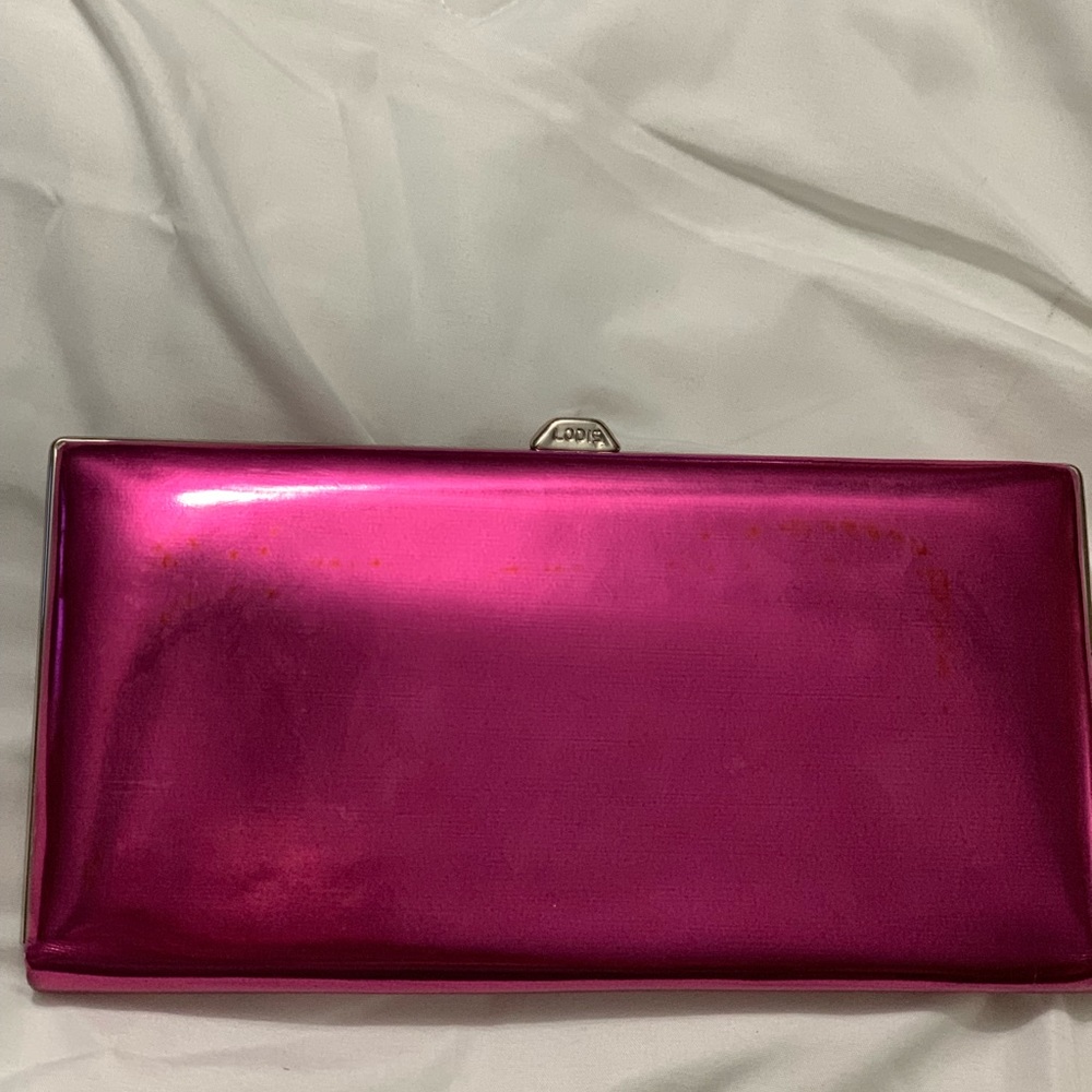 Lodis Pink Metallic Wallet
